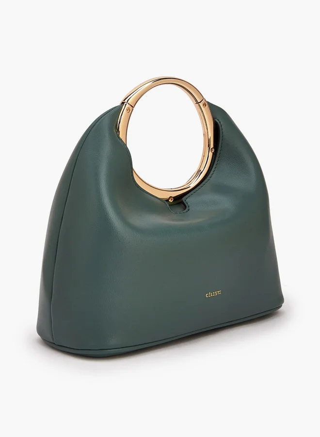 سيليست Solid Shoulder Bag With Chain Handle